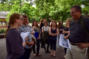 Image of Students describing Jewish Life in my dads hometown of Kalisz