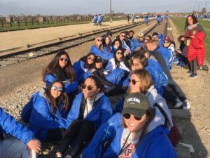 Image of Teens on Tracks at Auschwitz